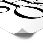 Poster MODE - Citation de typographie élégante (Coin)