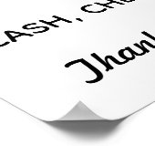 Poster Mode de paiement (Coin)