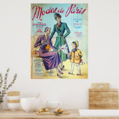 Poster Mode de Paris. (Cuisine)