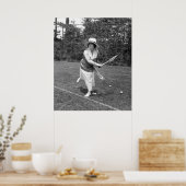 Poster Mode de tennis du début des années 1900 (Cuisine)