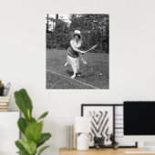 Poster Mode de tennis du début des années 1900 (Bureau à domicile)