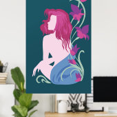 Poster Mode design moderne design spa à la mode (Bureau à domicile)