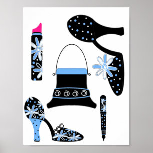 Poster Mode en bleu