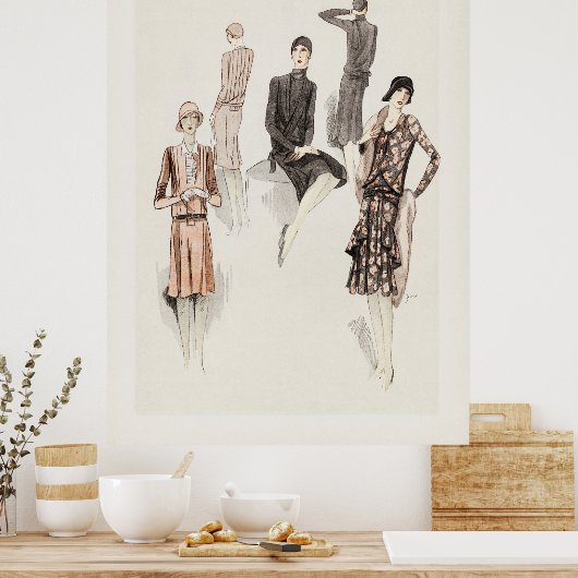 Poster Mode féminine (Cuisine)