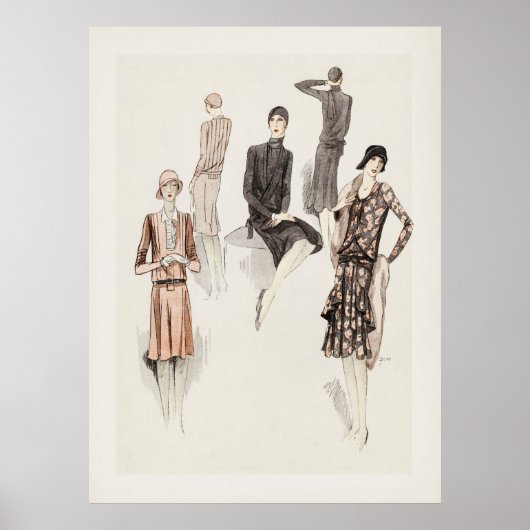 Poster Mode féminine (Devant)