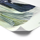 Poster Mode féminine vintage des années 1900 (Coin)