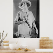 Poster Mode féminine vintage des années 1920 (Cuisine)