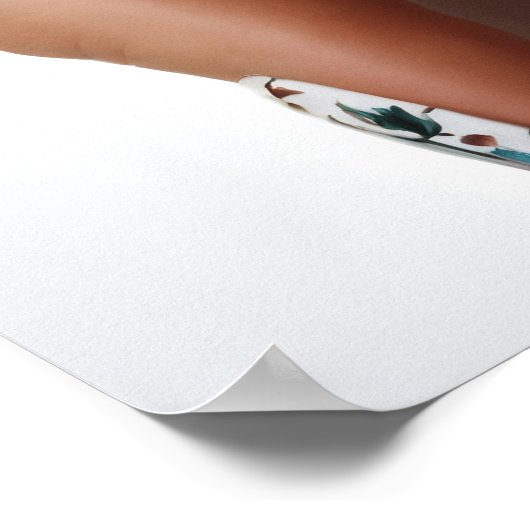 Poster Mode flamand luxe ongles d'été photo d'art (Coin)