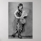 Poster Mode Flapper des années 1920 (Devant)