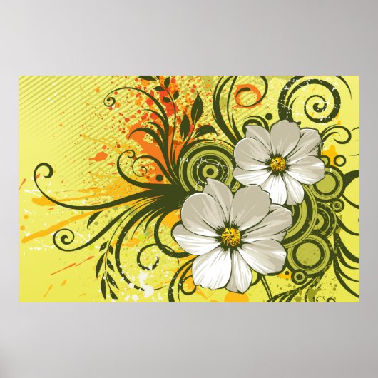 Poster Mode florale 9 Imprimer (Devant)