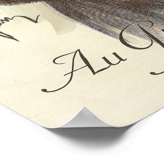 Poster Mode française édouardienne (Coin)