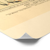 Poster Mode française rétro vintage 1931 (Coin)