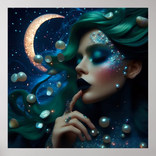 Poster Mode glamour luxe imaginaire photo conte de fées (Devant)