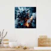 Poster Mode glamour luxe imaginaire photo conte de fées (Cuisine)