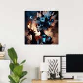 Poster Mode glamour luxe imaginaire photo conte de fées (Bureau à domicile)