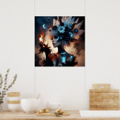 Poster Mode glamour luxe imaginaire photo conte de fées (Cuisine)