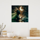 Poster Mode glamour luxe imaginaire photo conte de fées (Cuisine)