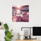 Poster Mode glamour mode mode mode de vie de luxe (Bureau à domicile)