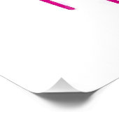 Poster Mode glamour tendance beauté maquillage lèvres ros (Coin)