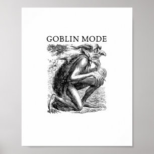 Poster Mode Gobelin Goblincore Esthétique Vintage Drôle D