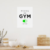 Poster Mode gym active (Cuisine)