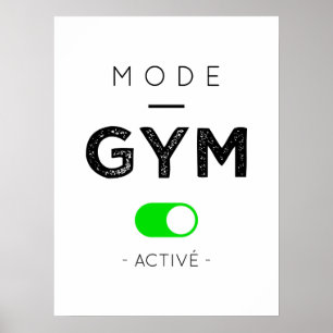 Poster Mode gym active
