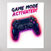Poster Mode jeu activé (Devant)