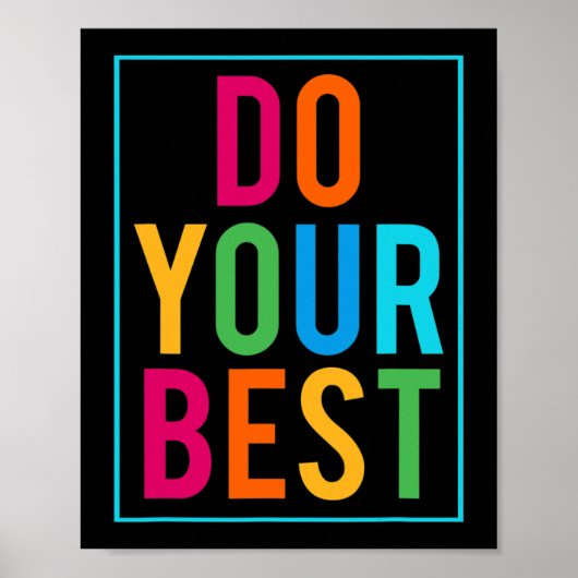 Poster Mode Jour D'Essai Sur L'État De L'Enseignant Test  (Devant)