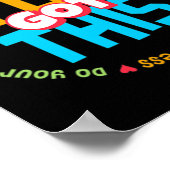 Poster Mode Jour D'Étape Sur Le Test De L'Enseignant (Coin)