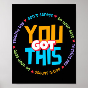 Poster Mode Jour D'Étape Sur Le Test De L'Enseignant