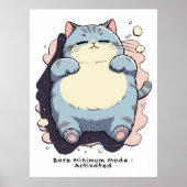 Poster Mode Minimum Activé – Humeur Relatable (Devant)