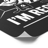 Poster Mode Ne Pas Déranger Introverti (Coin)