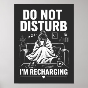 Poster Mode Ne Pas Déranger Introverti