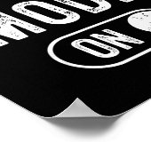 Poster Mode Pilates activé Cadeau drôle d'instructeur Yog (Coin)