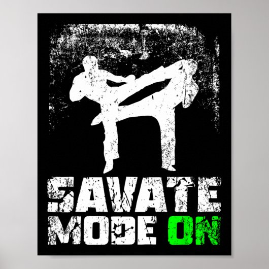 Poster Mode Savate activé (Devant)