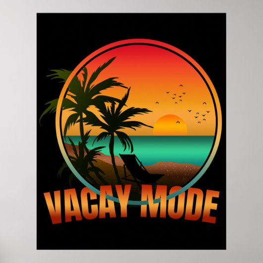 POSTER MODE VACANCES (Devant)