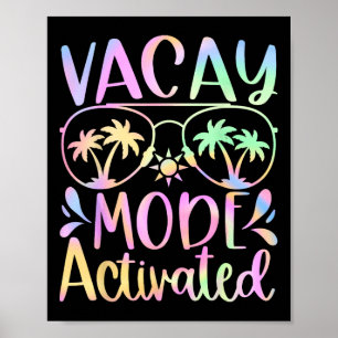 Poster Mode Vacances Activé Vacances Été Croisière Séjour