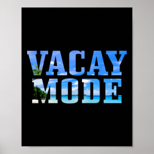 Poster Mode Vacances Surfing Vacancier Plage Drôle