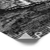 Poster Mode Victorien Noir Et Blanc (Coin)