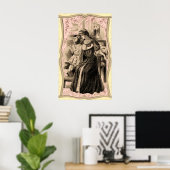 Poster Mode vintage 1900 (Bureau à domicile)