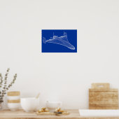Poster Modèle 3D de drone militaire (Cuisine)
