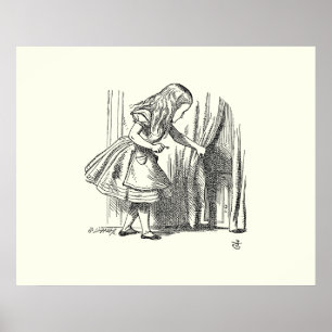 Poster Modèle Alice à la recherche de la porte