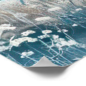 Poster modèle aquarelle illustration maison de plage (Coin)