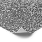 Poster Modèle blanc argenté Ajouter un texte (Coin)