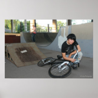 Poster Modèle BMX de scénario