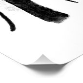 Poster Modèle couture esquissé (Coin)