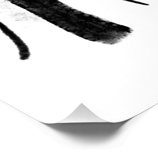 Poster Modèle couture esquissé (Coin)