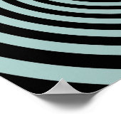 Poster Modèle Customisé Dusk Blue & Black Spiral (Coin)