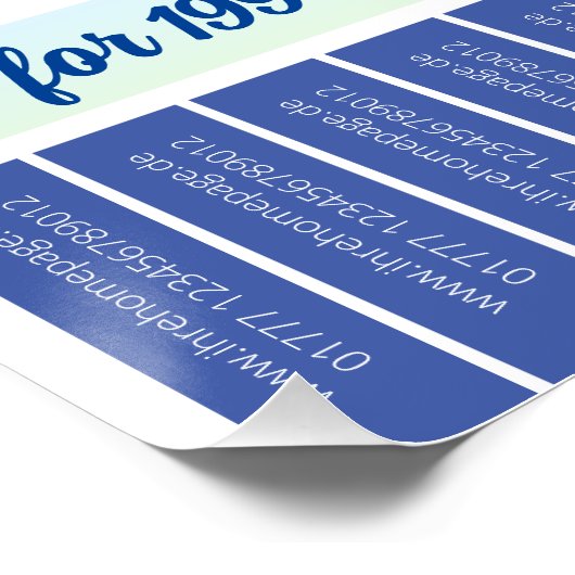 Poster Modèle d'affiche brillant (Coin)