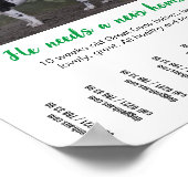 Poster Modèle d'affiche de chien à vendre  (Coin)